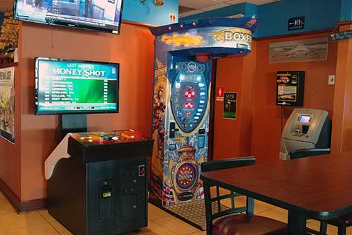 Classic arcade games and ATM in Richmond VA